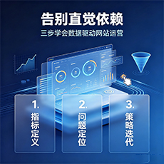 庆阳建站-告别直觉依赖：三步学会数据驱动网站运营