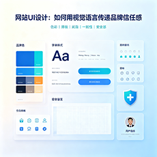 庆阳建站-网站UI设计：如何用视觉语言传递品牌信任感
