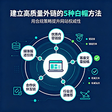 庆阳建站-建立高质量外链的5种白帽方法